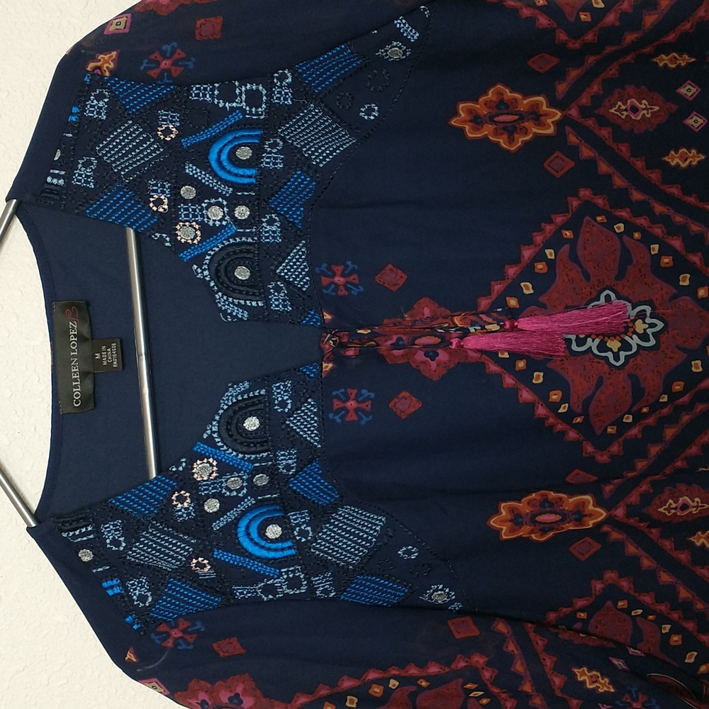 Colleen Lopez Embroidered Blouse - Picture 2 of 8